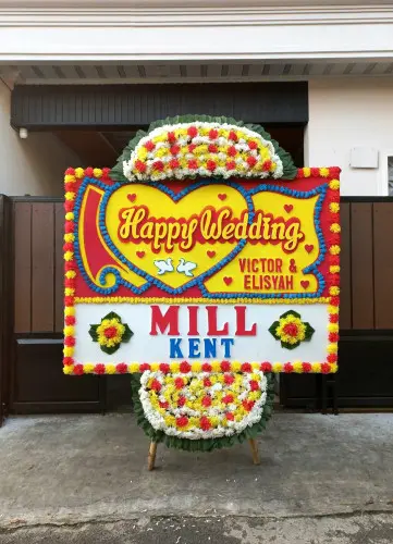 Papan Bunga Pernikahan tangerang selatan